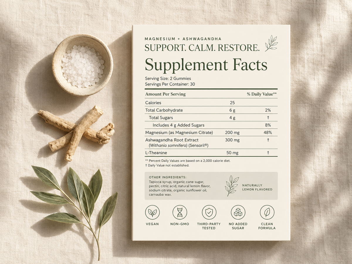 Liposomal Magnesium Glycinate Sleep Gummies